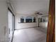 Bedroom featuring sliding glass doors and a unique wall mural at 600 Woodmount Dr, Las Vegas, NV 89107
