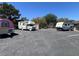 Parking area with RV and trailer parking spots available at 6445 Ironbark Ln, Las Vegas, NV 89107