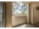 Private outdoor patio space offers a place to relax and enjoy the surrounding nature at 7400 W Flamingo Rd # 1082, Las Vegas, NV 89147