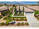 Charming single-story home featuring a well-manicured lawn and desert landscaping at 8221 Bay Dunes St, Las Vegas, NV 89131