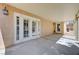 The covered patio offers plenty of space for outdoor entertaining at 839 Benita Pl, Boulder City, NV 89005