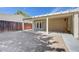 Covered patio with a view of the backyard area at 839 Benita Pl, Boulder City, NV 89005