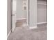 Bedroom view with carpeted floors, featuring a closet and neutral walls for a peaceful retreat at 9330 Brookmont Ave, Las Vegas, NV 89149