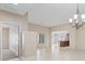 Open floor plan featuring updated floors and neutral walls at 1008 New Creek Ave, Henderson, NV 89015