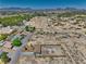 Nevada residential property featuring desert landscaping and a full perimeter fence at 1190 W Sierra Vista Cir, Pahrump, NV 89060