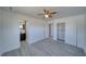 Bedroom with wood-look floors, fresh paint and large closet at 1190 W Sierra Vista Cir, Pahrump, NV 89060