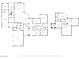 Detailed floor plan showcasing layout of living spaces, bedrooms, kitchen, and garage on floors one and two at 1383 Opal Valley St, Henderson, NV 89052