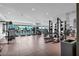 A modern gym featuring treadmills, weight machines, and ample space for a complete fitness routine at 2000 N Fashion Show Dr # 5326, Las Vegas, NV 89109