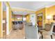 Cozy kitchenette features bar seating, stainless steel appliances, and ample counter space at 2000 N Fashion Show Dr # 5326, Las Vegas, NV 89109