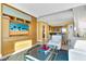 Bright living area features a TV, comfortable seating, and access to the kitchenette at 2000 N Fashion Show Dr # 5326, Las Vegas, NV 89109