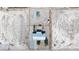 Top down aerial shot of the property showing its layout at 2440 Homestead Rd, Pahrump, NV 89048