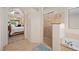 Bathroom with walk-in shower and soaking tub visible from the Primary bedroom at 2505 Links Dr, Laughlin, NV 89029
