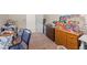 Spacious home office with storage and natural light from exterior doors at 2505 Links Dr, Laughlin, NV 89029