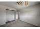 A bedroom with closet space and white walls at 3143 El Chico Ct, Las Vegas, NV 89120