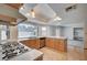 Light filled kitchen with plenty of counterspace, updated appliances, and an eat in nook at 3143 El Chico Ct, Las Vegas, NV 89120