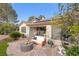 Inviting back patio with comfortable seating, perfect for outdoor relaxation at 4909 Ocean Shores Way, Las Vegas, NV 89130
