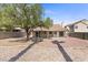 Large backyard with mature landscaping, patio area, and great potential for customization at 538 Ancient Mayan Dr, Henderson, NV 89015