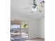 Sliding door to backyard, fresh carpet and paint, with a ceiling fan at 538 Ancient Mayan Dr, Henderson, NV 89015