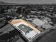 Aerial view of property outlining lot lines amid neighborhood, presenting development potential and location insights at 5580 Waltham Ln, Las Vegas, NV 89122