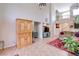 Open living room showcasing high ceilings, a staircase, and stylish furnishings at 602 Painted Cloud Pl, Las Vegas, NV 89144