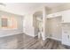 Living space with wood-look floors and lots of natural light at 6260 Castle Kennedy St, Henderson, NV 89011