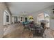 Covered patio area perfect for entertaining with outdoor seating and grill at 823 Schooner Dr, Henderson, NV 89015
