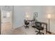 Bright office space features a well-lit workstation and minimalist decor at 8786 Sand Verbena Ave, Las Vegas, NV 89117