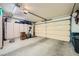 Spacious garage with ample storage cabinets and plenty of room for parking and projects at 9024 Starmount Dr, Las Vegas, NV 89134