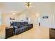 Inviting living room showcases a cozy sofa and an open floor plan at 9024 Starmount Dr, Las Vegas, NV 89134