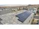 A clear shot of solar panels on a home in a neighborhood with desert landscaping at 9876 Magnus Ct, Las Vegas, NV 89178