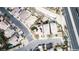 Bird's eye view of a residential neighborhood highlighting the property and surrounding houses at 10212 Cider Mill Rd, Las Vegas, NV 89135