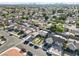 This property offers a great location in a peaceful neighborhood near the city, as seen from above at 1105 Declaration Dr, Las Vegas, NV 89110