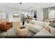 Open concept living space with kitchen, dining, and living area that is perfect for entertaining at 121 Piano Ln # Lot 198, Henderson, NV 89015