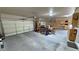 Spacious three car garage with built-in cabinets and ample storage at 1361 Moose St, Pahrump, NV 89048