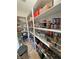 Well-stocked pantry with organized shelving, providing ample storage space at 1361 Moose St, Pahrump, NV 89048