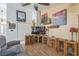 Comfortable living room with media center at 169 Alterra Dr, Henderson, NV 89074