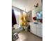 Clean bathroom featuring a tub with shower, a decorative shower curtain, and vanity with mirror at 1748 Jupiter Ct # C, Las Vegas, NV 89119