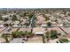 Residential aerial view showcasing neighborhood layout and proximity to essential services at 2025 Dakota Lodge Ave, Las Vegas, NV 89123