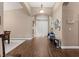 Elegant entryway featuring hardwood floors that flow into other parts of this home at 2025 Dakota Lodge Ave, Las Vegas, NV 89123