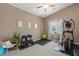 This home features an exercise room that includes equipment and weights for a convenient workout at 2025 Dakota Lodge Ave, Las Vegas, NV 89123