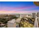 Scenic aerial view overlooking the city, golf course, and surrounding landscapes at 222 Karen Ave # 3307, Las Vegas, NV 89109