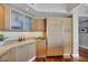 Modern kitchen with granite countertops, wood cabinetry, and stainless steel appliances, a chef's delight at 222 Karen Ave # 3307, Las Vegas, NV 89109