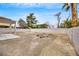 Wide shot of backyard, features covered patio, a blank canvas for landscaping and outdoor enjoyment at 2418 Antler Point Dr, Henderson, NV 89074