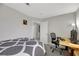 Cozy bedroom featuring carpet, a desk, and a chair at 2418 Antler Point Dr, Henderson, NV 89074