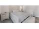Neutral-toned main bedroom with upholstered headboard and crib at 2452 Silver Shadow Dr, Las Vegas, NV 89108