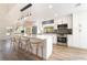 Beautiful kitchen with stainless steel appliances, large center island, and a dining area perfect for entertaining at 2505 Showcase Dr, Las Vegas, NV 89134