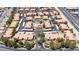 Aerial view of a large housing complex with a central pool and recreational area at 3151 Soaring Gulls Dr # 2121, Las Vegas, NV 89128