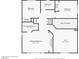 This is a detailed second-floor floor plan showing the layout of the home's upper level at 3209 Cheltenham St, Las Vegas, NV 89129