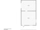 Detailed floor plan of the detached garage showing room dimensions at 3231 Rebel Ave, Pahrump, NV 89048