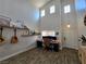 Bright office space with high ceilings, three windows, and stylish decorations at 412 Orchid Oasis Ave, North Las Vegas, NV 89031